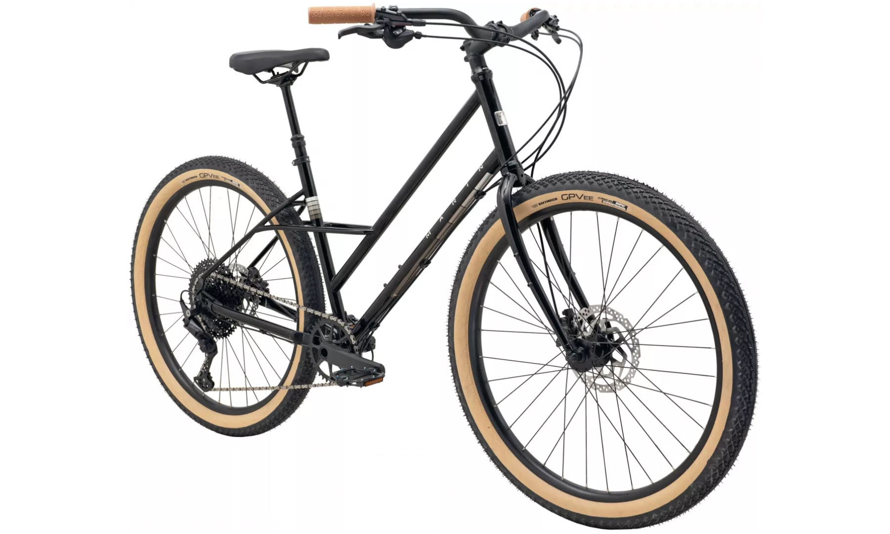 Фотография Велосипед Marin Larkspur 2 27,5" рама S 2024 Gloss Black/Holograph 3