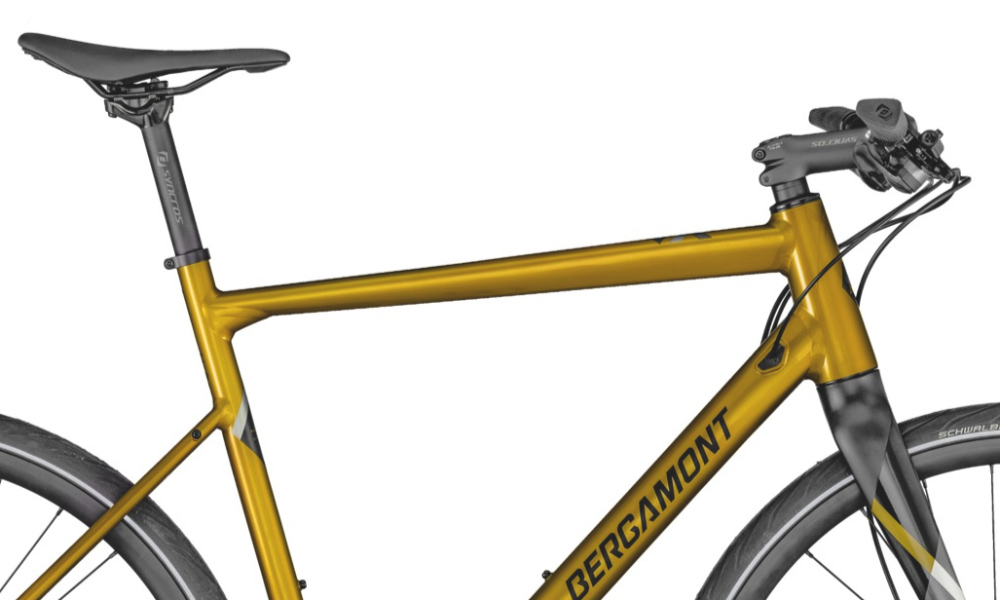 Фотографія Велосипед Bergamont Sweep 4 28" розмір M 2021 жовтий 2