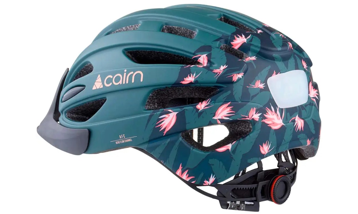 Велошлем Cairn Fusion LED USB pine-petrol blue размер S 51-55 см 3 Велошлем Cairn Fusion LED USB pine-petrol blue размер S 51-55 см 3