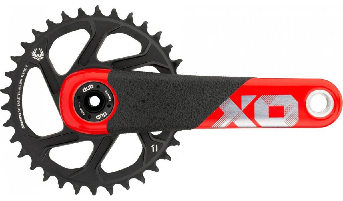 Фотографія Шатуни SRAM X01 All Downhill DUB83 165 w Direct Mount 34t X-SYNC 2 Chainring Red B1 