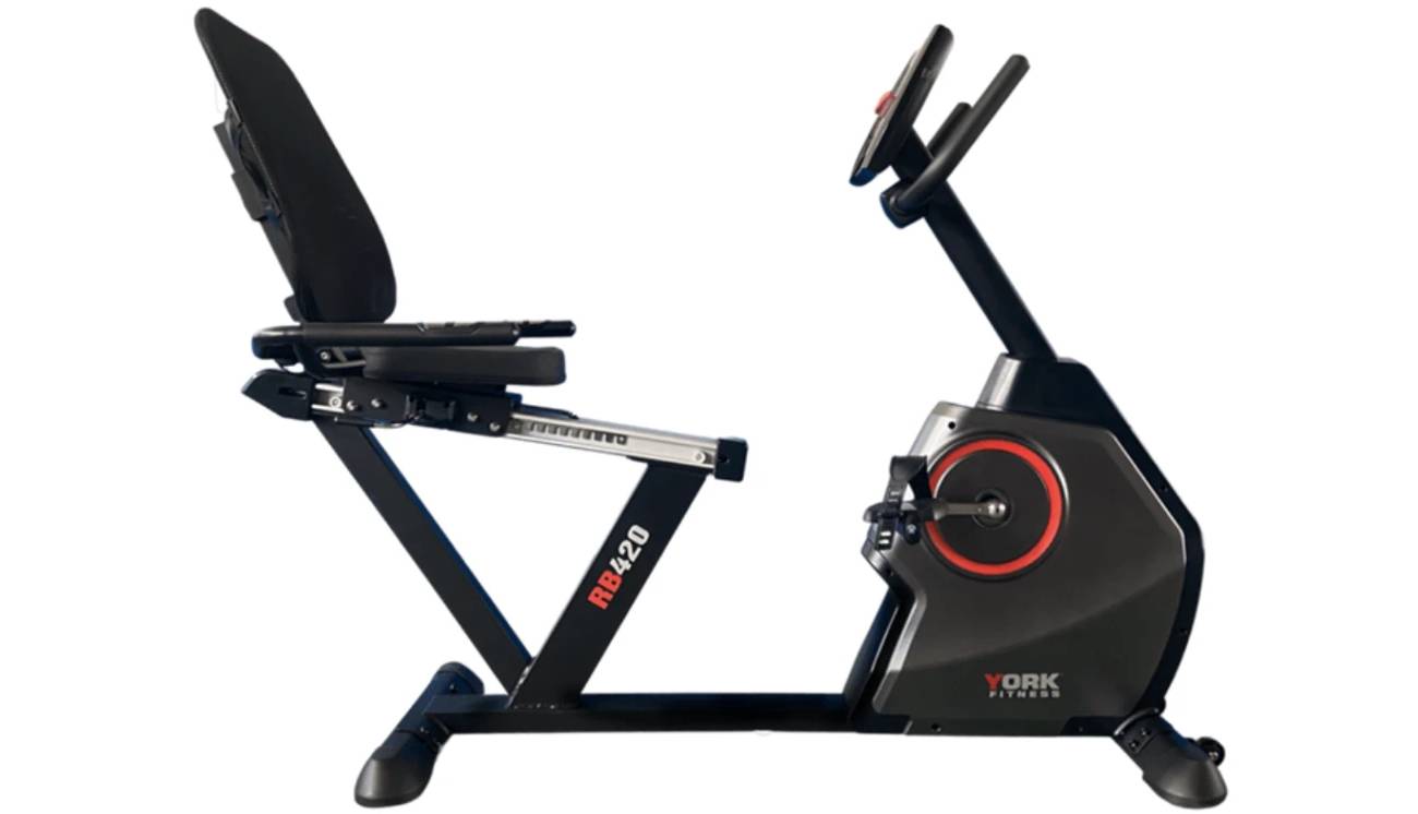 Горизонтальный велотренажер York Fitness RB420 RECUMBENT 10 Горизонтальный велотренажер York Fitness RB420 RECUMBENT 10