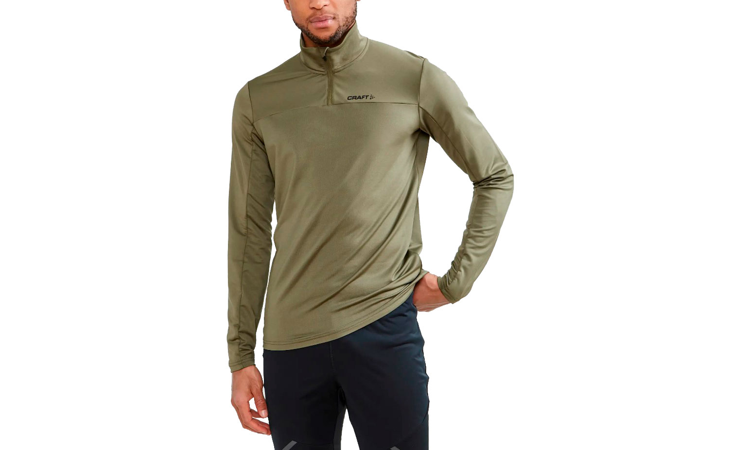 Фотографія Кофта Craft CORE GAIN MIDLAYER чоловіча, розмір XL, сезон AW 23, зелений 6