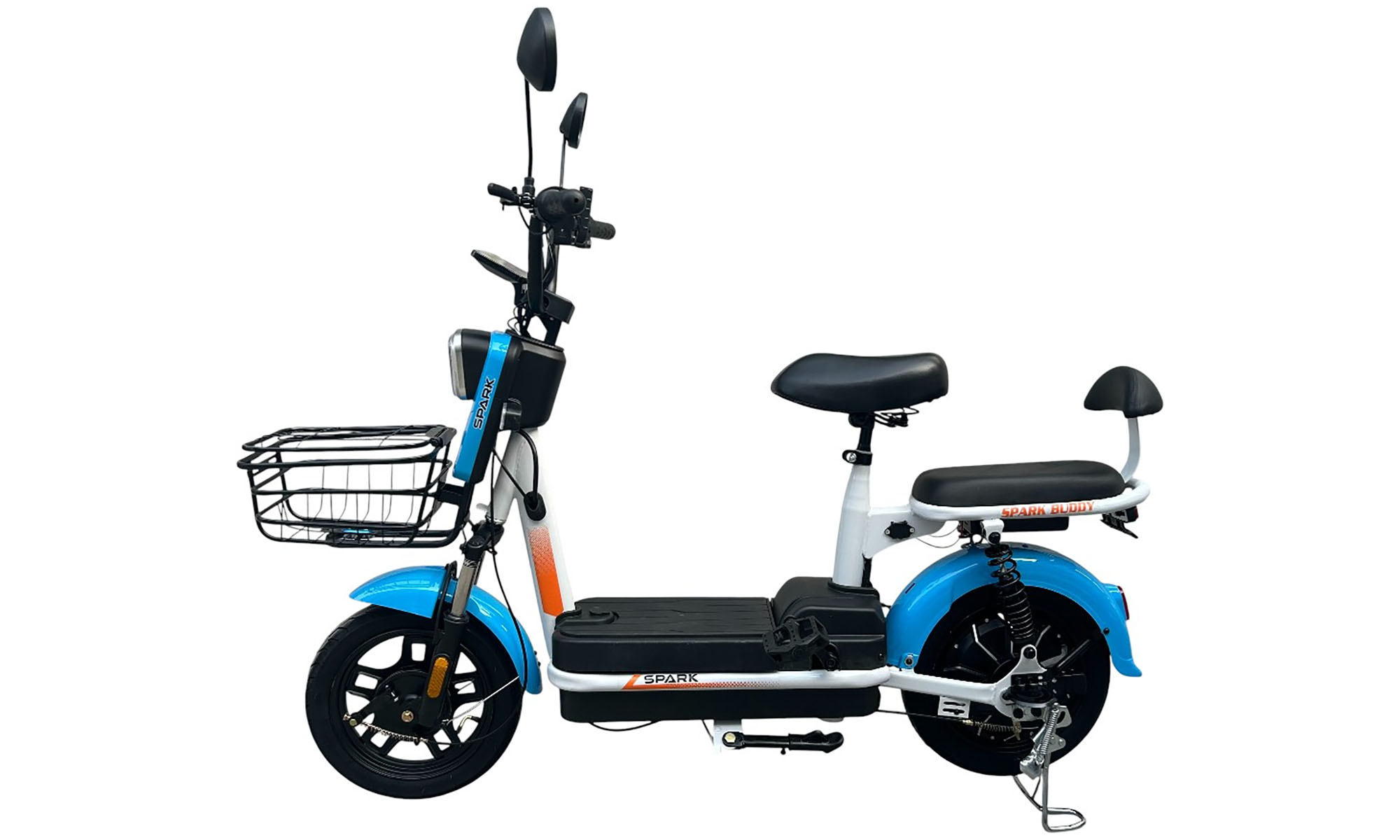 Велосипед с электромотором SPARK BUDDY 14", 48V/500W/12Ah, год 2026, Синий 