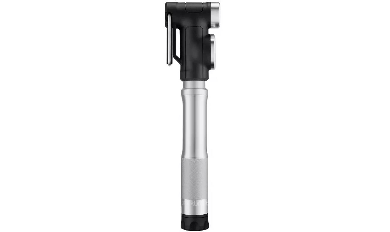 Мінінасос Crankbrothers STERLING SG, алюмінієвий, з манометром, smart head, 100 psi/7 bar, сріблястий 2