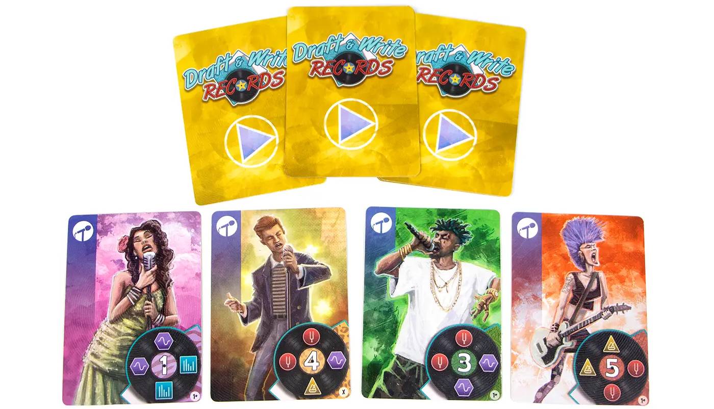 Настольная игра Draft & Write Records + 2 мини-дополнения 9