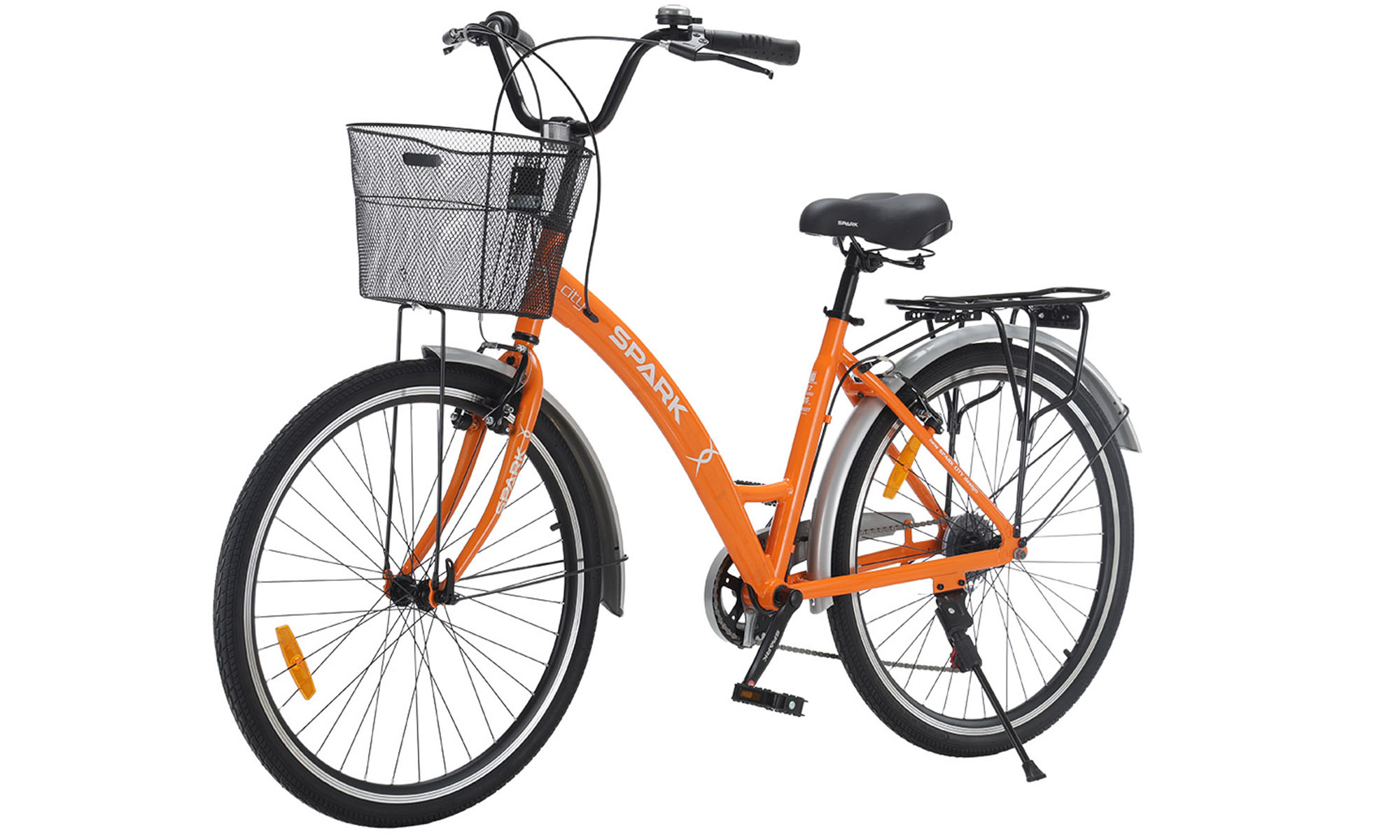 Велосипед SPARK CITY REINE 26", размер M, рама 17", год 2026, оранжевый 3