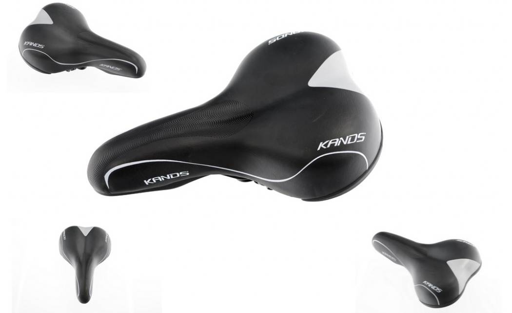 Сідло Kands Trek/MTB 265x170мм, чорний 2 Сідло Kands Trek/MTB 265x170мм, чорний 2