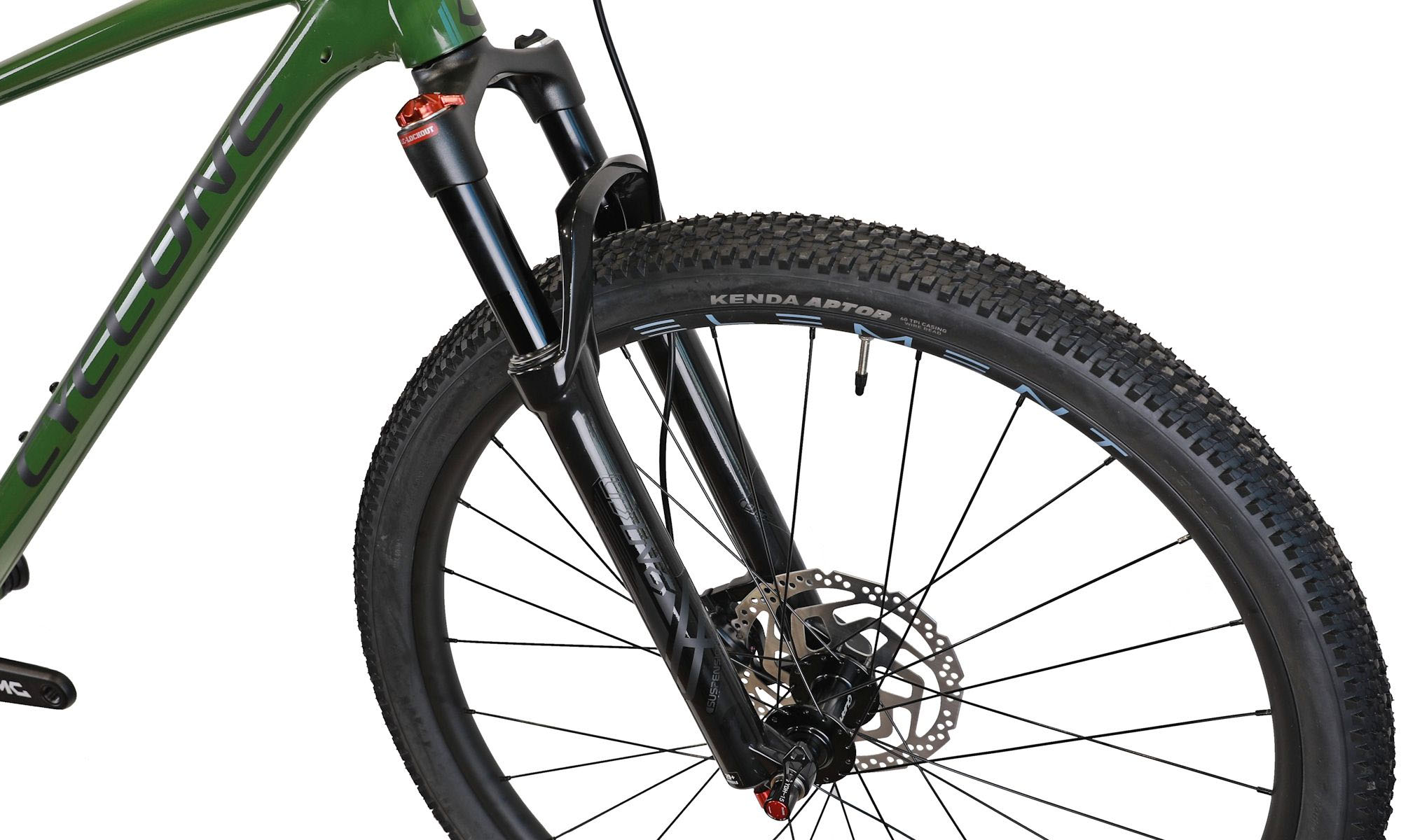 Велосипед CYCLONE SX 29", розмір M, рік 2026, зелений 3