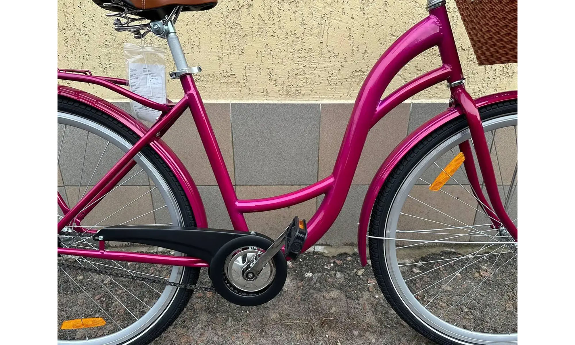 Велосипед Dorozhnik AQUAMARINE LITE BH 28", размер L, рама-19" 2024, фиолетовый  3