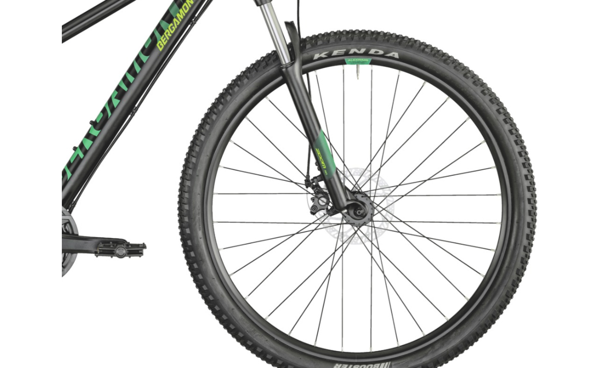 Фотография Велосипед Bergamont Revox 2 27,5" 2021, размер XS, Черно-зеленый 5
