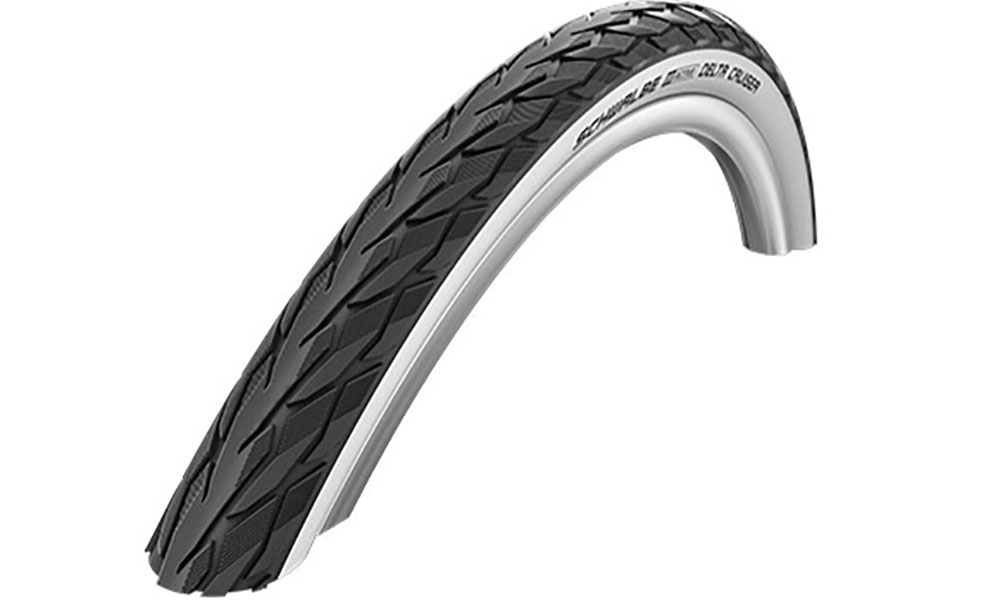 Фотографія Покришка Schwalbe Delta Cruiser 24x1 3/8* (37-540) Active, K-Guard TwinSkin B/W 2