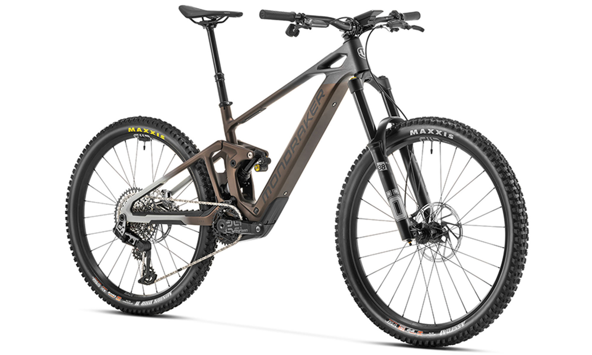 Електровелосипед MONDRAKER DUNE RR Carbon, Mullet 29"/27.5", розмір L, рама 45, 400Wh Bosch SX Smart, рік 2026, Бронзовий 2 Електровелосипед MONDRAKER DUNE RR Carbon, Mullet 29"/27.5", розмір L, рама 45, 400Wh Bosch SX Smart, рік 2026, Бронзовий 2