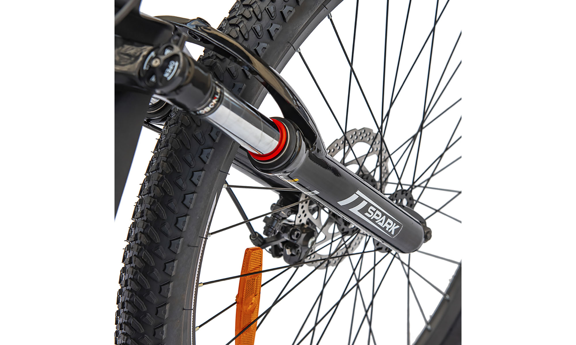 Велосипед SPARK MOUNT 26", размер M, рама 17", год 2025, черно-голубой 2