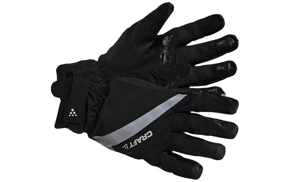 Фотография Перчатки Craft Rain Glove 2.0, размер 7/XS, черно-серый