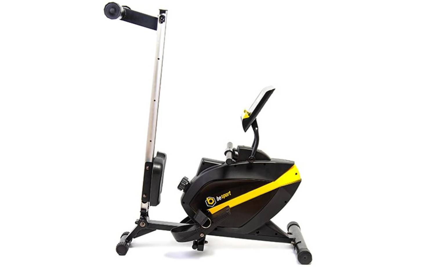 Гребний тренажер Besport BS-1006R BOATER магнітний чорно-жовтий 9