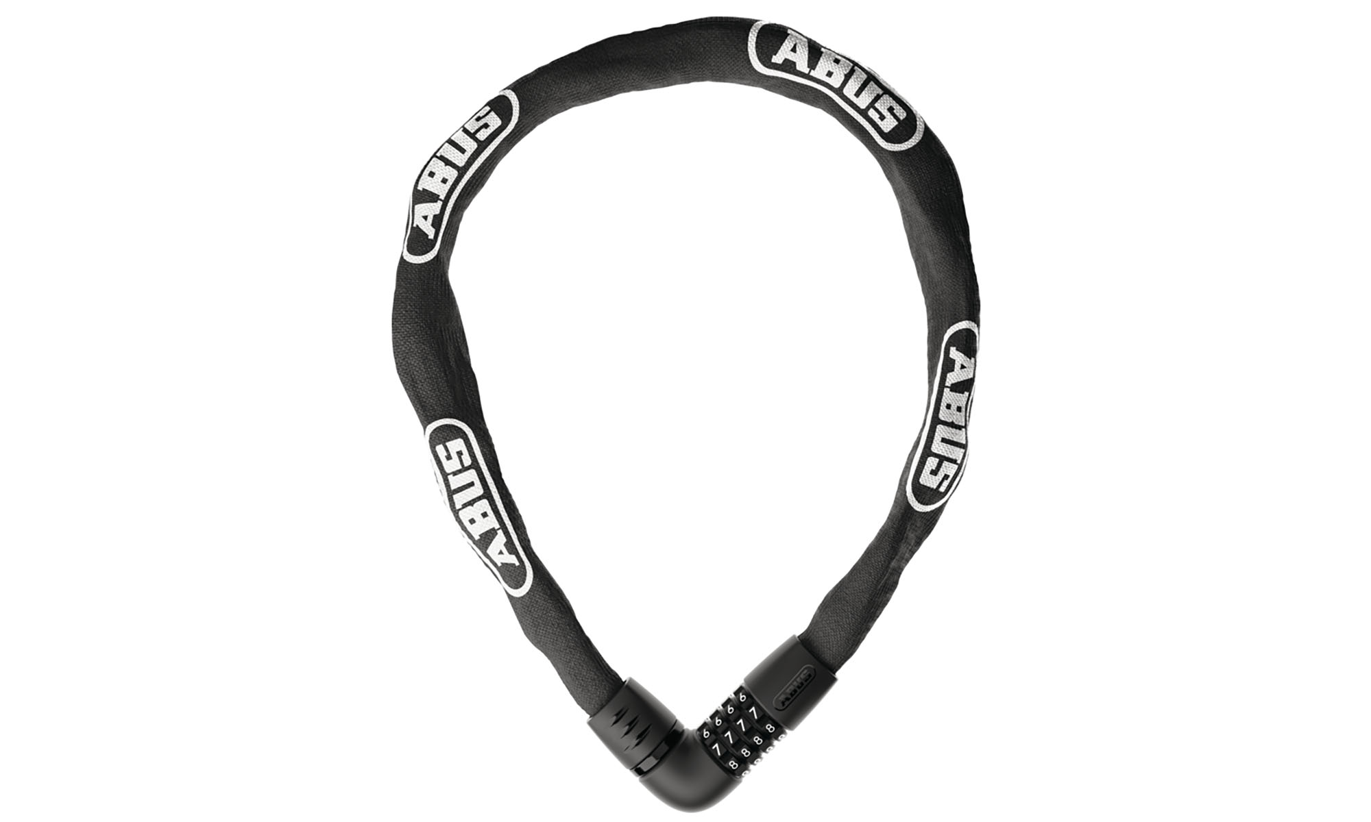 Замок кодовый с цепью ABUS 6807C/85см, BK, черный 