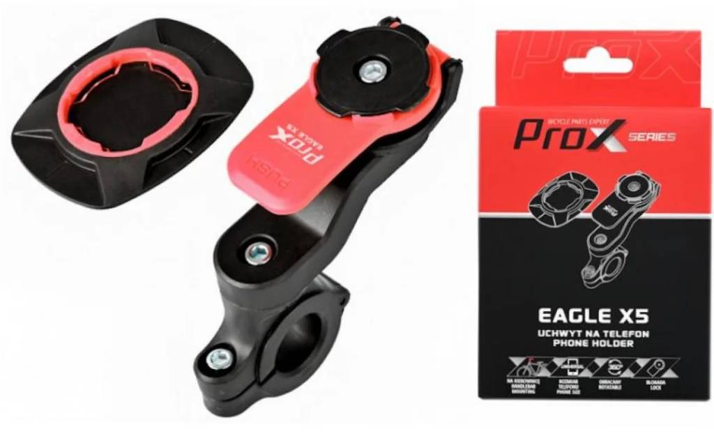 Велоутримувач ProX Eagle X5 для телефону чорний 2 Велоутримувач ProX Eagle X5 для телефону чорний 2