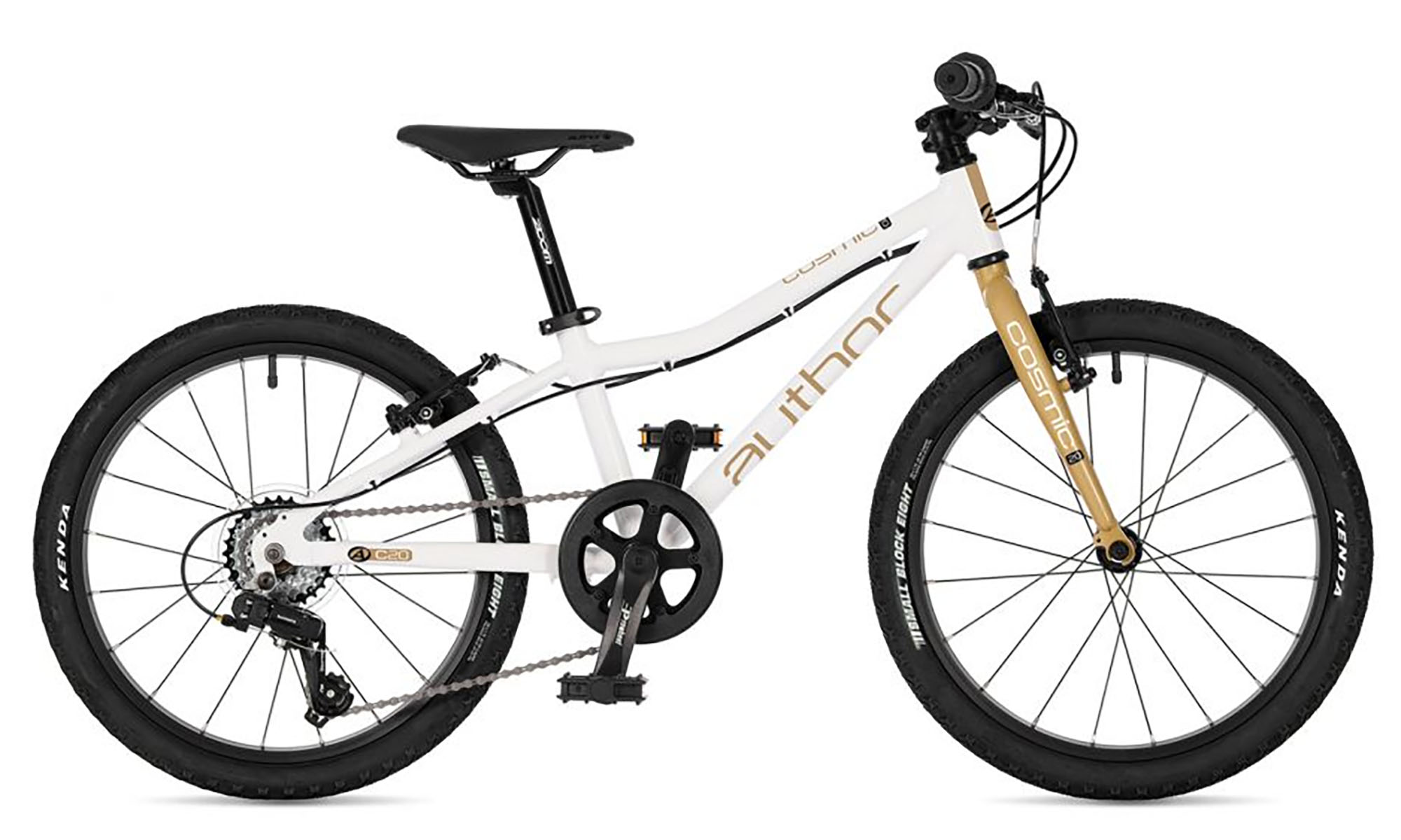 Велосипед AUTHOR COSMIC 20", розмір XXS, рама 10", рік 2026, Білий / Золотий Велосипед AUTHOR COSMIC 20", розмір XXS, рама 10", рік 2026, Білий / Золотий