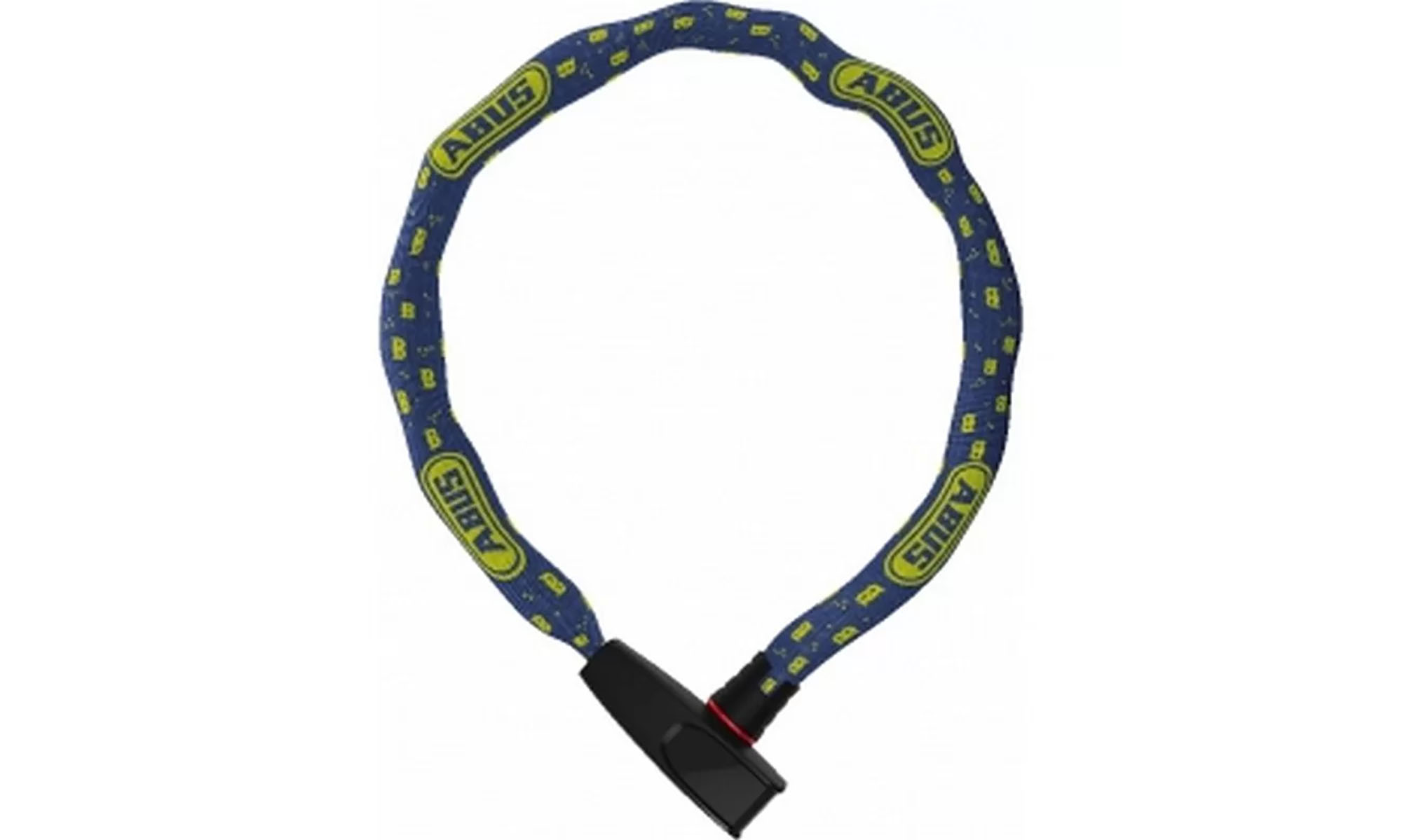 Замок с цепью ABUS 6806K/85см, Blue Mask (Square Chain), синий, цепь квадратного сечения 