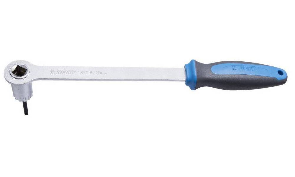 Знімач касети Unior Tools з рукояткою 350 для Shimano/ SRAM/ Sun Race/ Suntour Знімач касети Unior Tools з рукояткою 350 для Shimano/ SRAM/ Sun Race/ Suntour