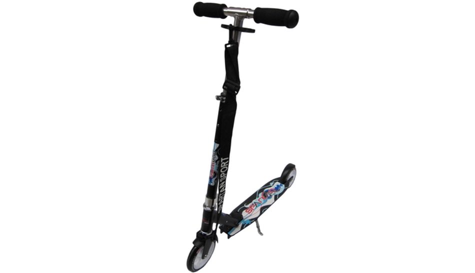 Самокат двохколесный Spartan X145, черный