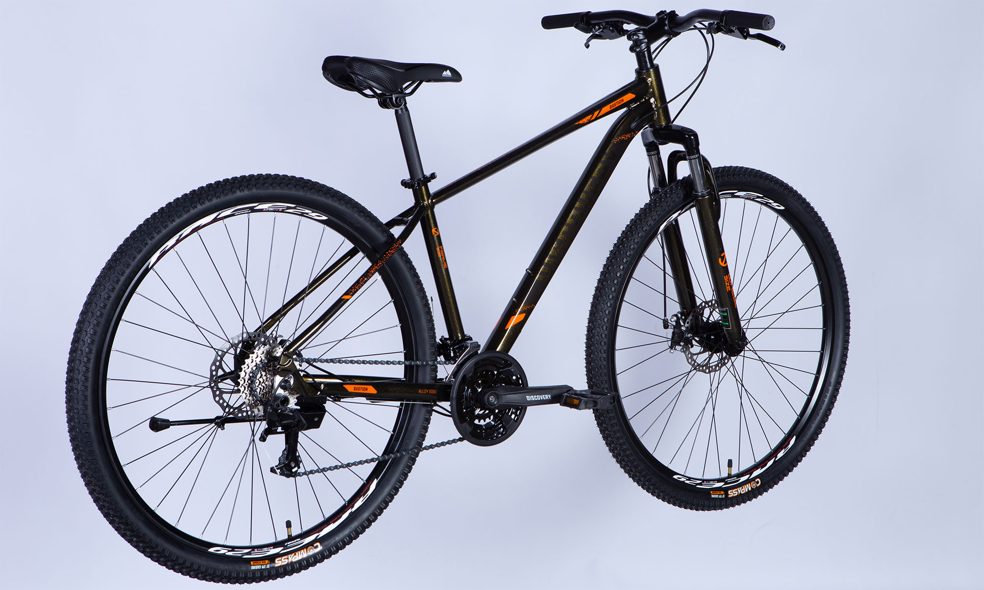 Фотографія Велосипед Discovery BASTION DD CS 29", размер XL, рама 21", 2025, коричневый  5