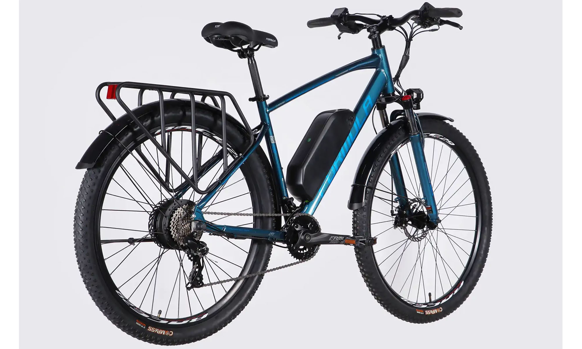 Велосипед з електроприводом Formula eCURSOR MAN DD CS 29", розмір L, рама-19", 48B, 13А*г, 500Вт, рік 2026, темно-синій 5