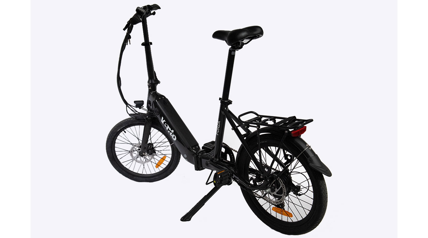 Фотографія Електровелосипед складаний Vento FORZA 20" 2022 Black Satin 3