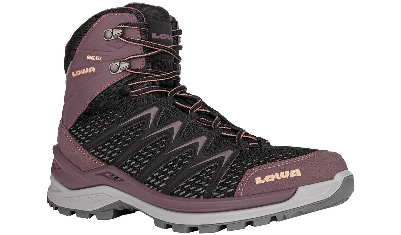 Ботинки женские LOWA Innox Pro GTX MID W black-brown rose размер 39.0 4