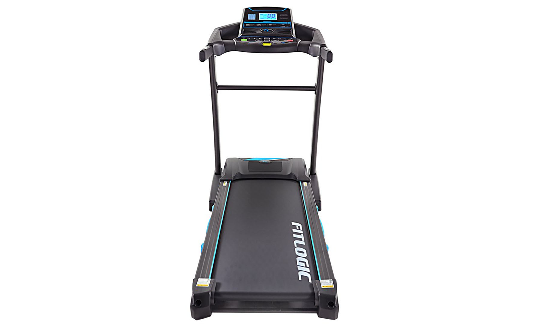 Бігова доріжка FitLogic T33E, чорно-синій 5