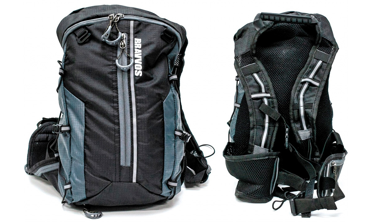 Рюкзак QIJIAN BAGS B-300 черно-серый