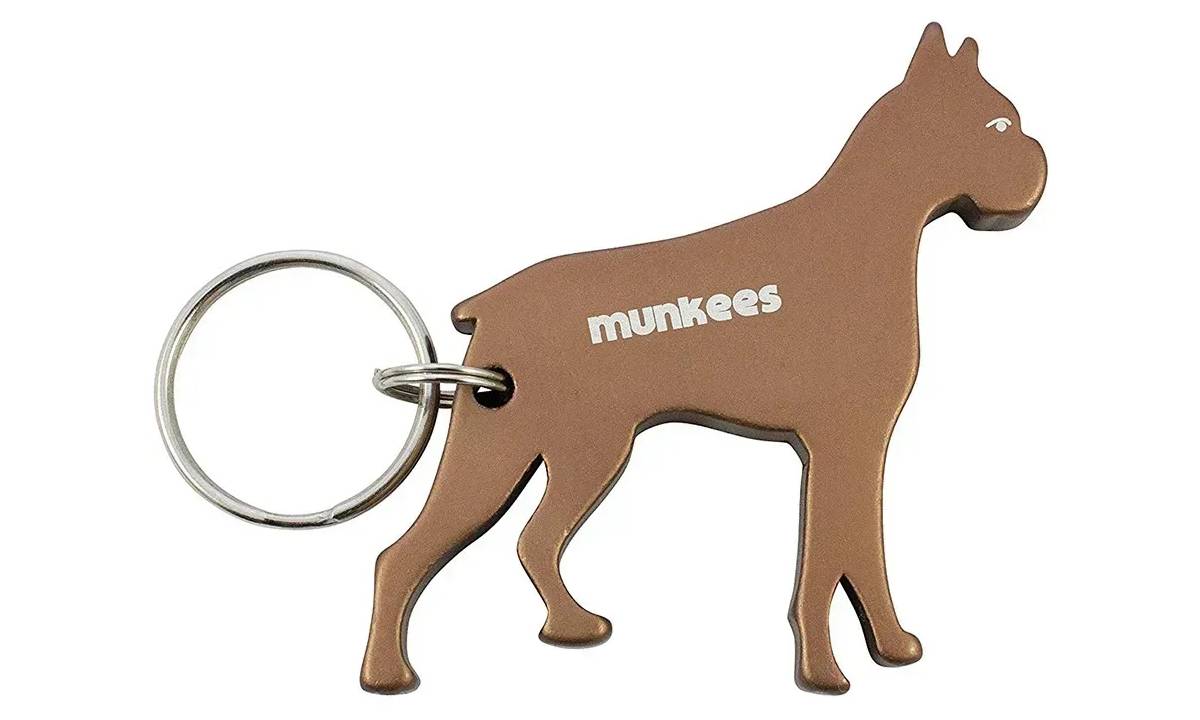Брелок-відкривашка Munkees 3453 Pug коричневий Брелок-відкривашка Munkees 3453 Pug коричневий