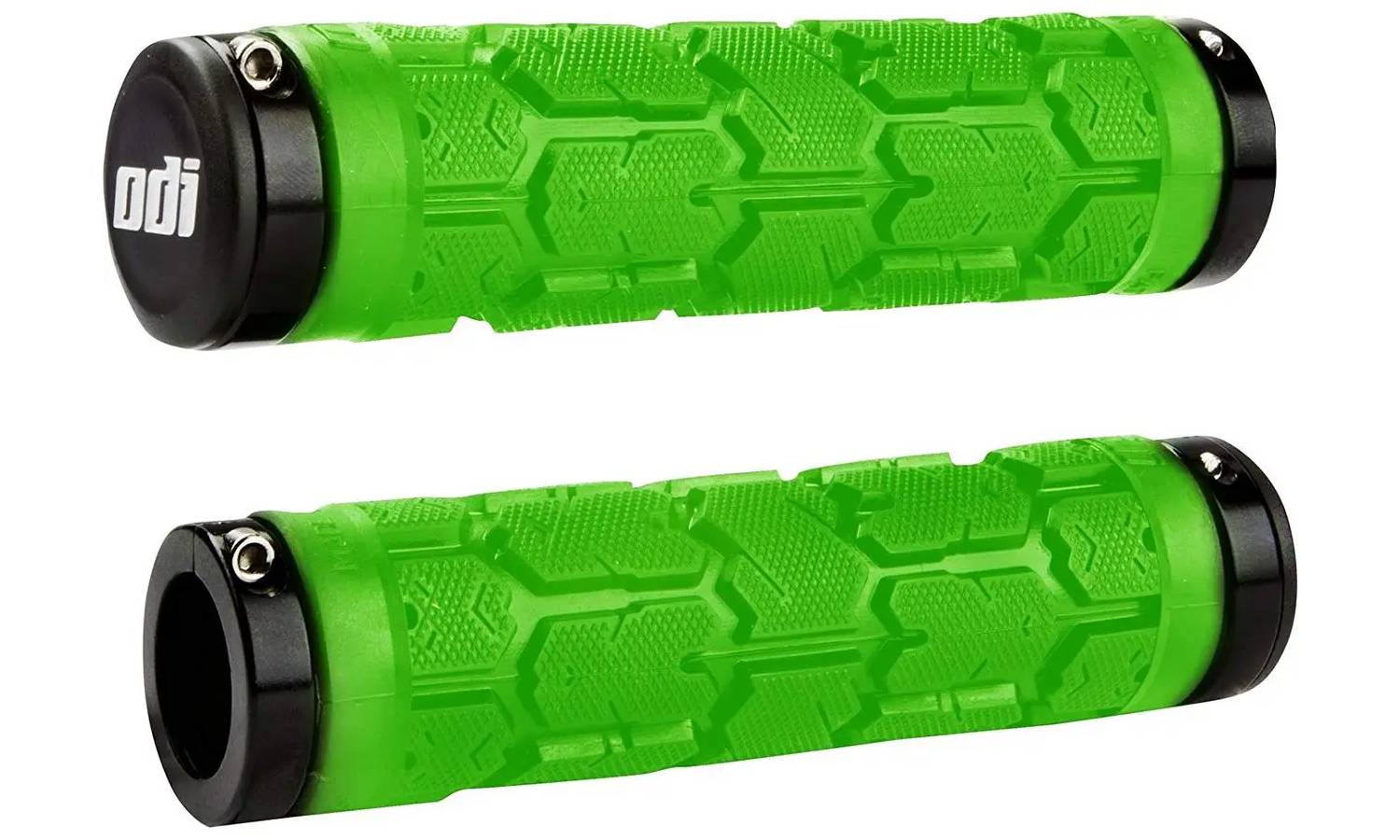 Грипсы ODI Rogue  MTB Lock-On Bonus Pack 130mm зеленые с черными замками 