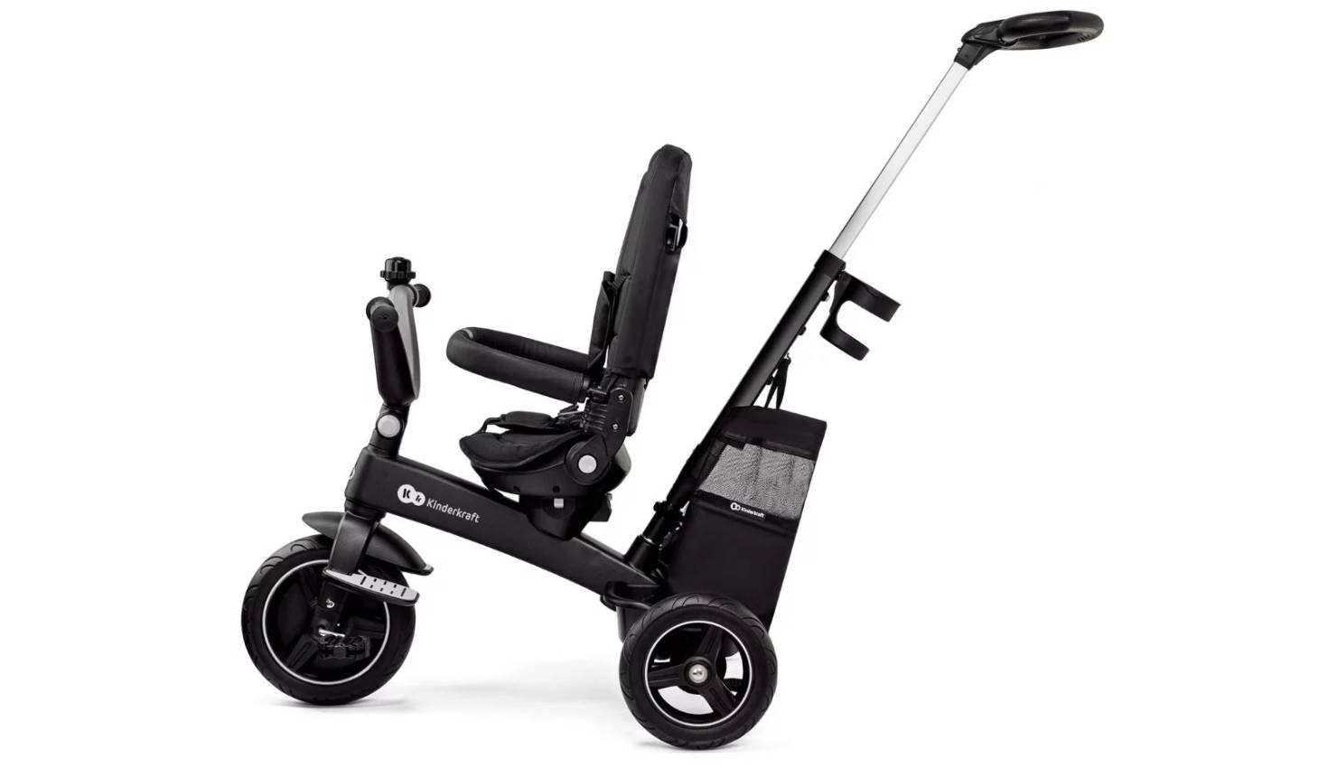 Трехколесный велосипед Kinderkraft Easytwist Black 14 Трехколесный велосипед Kinderkraft Easytwist Black 14