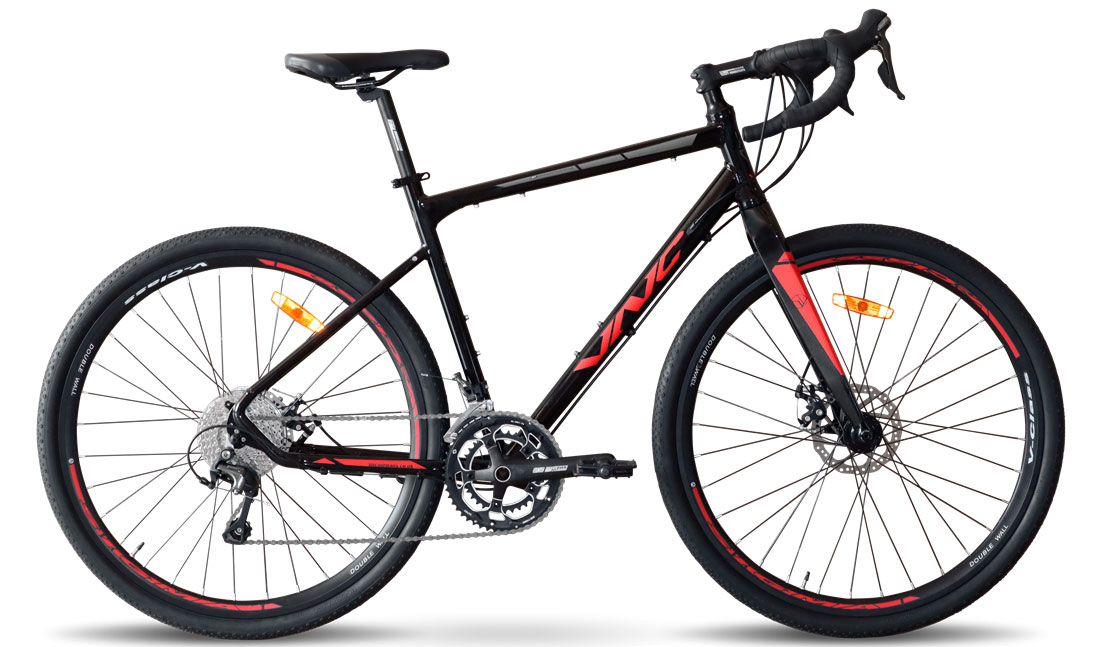 Фотографія Велосипед VNC PrimeRacer A9 CS 28" розмір М 2023 Чорно-червоний