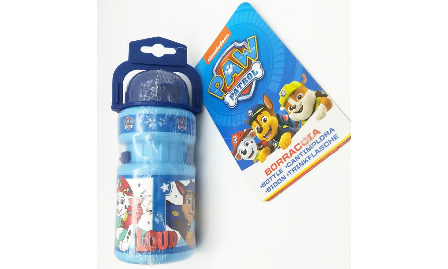Фляга та фляготримач Nickelodeon Paw Patrol 350мл синій 