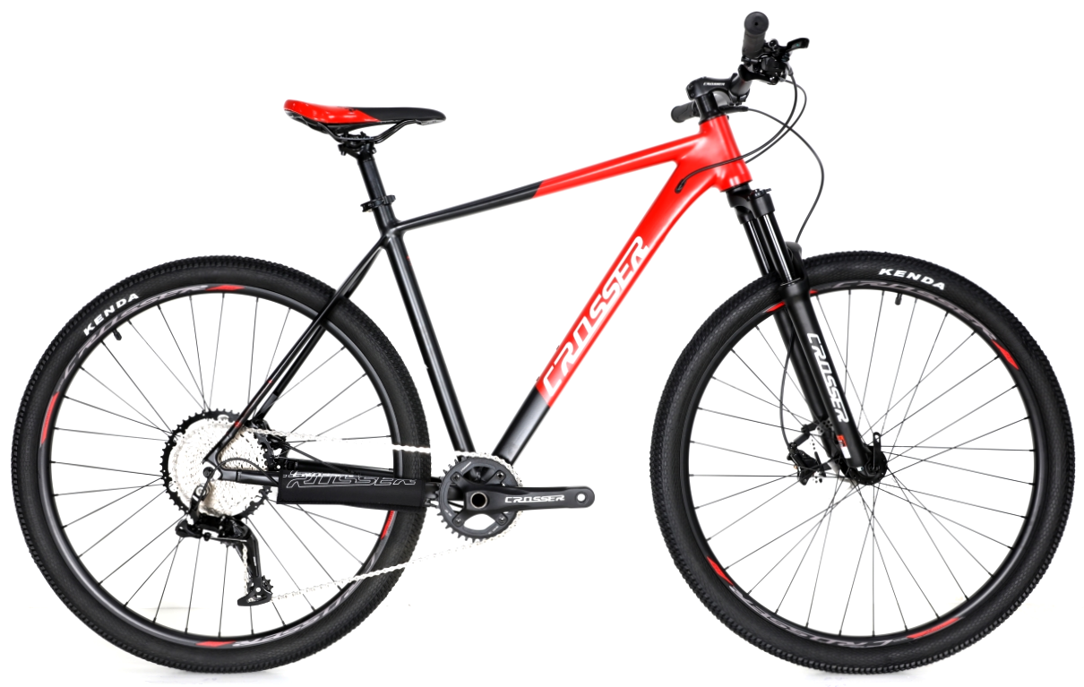 Фотографія Велосипед Crosser MT-041 1х12 29" размер XL рама 21 2023 черно-красный