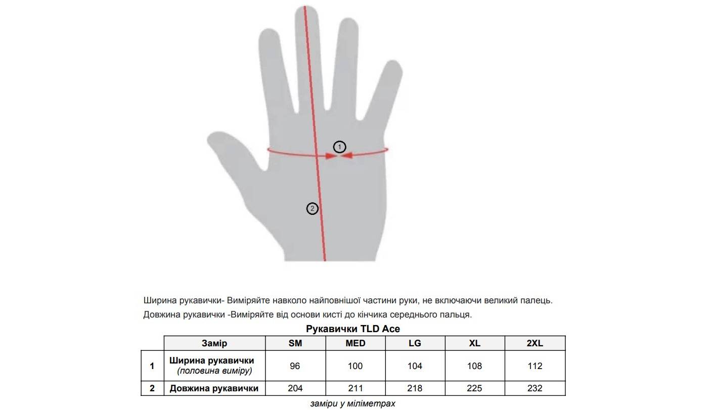 Фотографія Вело рукавички TLD ACE 2.0 glove розмір XL LIGHT MARINE 3