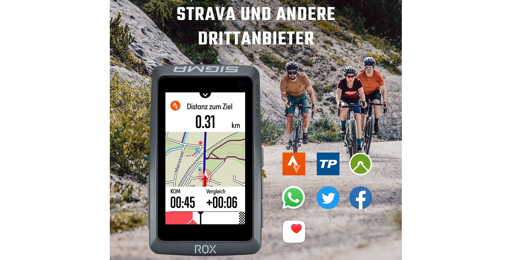 Велокомп'ютер Sigma Sport ROX 12.1 EVO 10 Велокомп'ютер Sigma Sport ROX 12.1 EVO 10