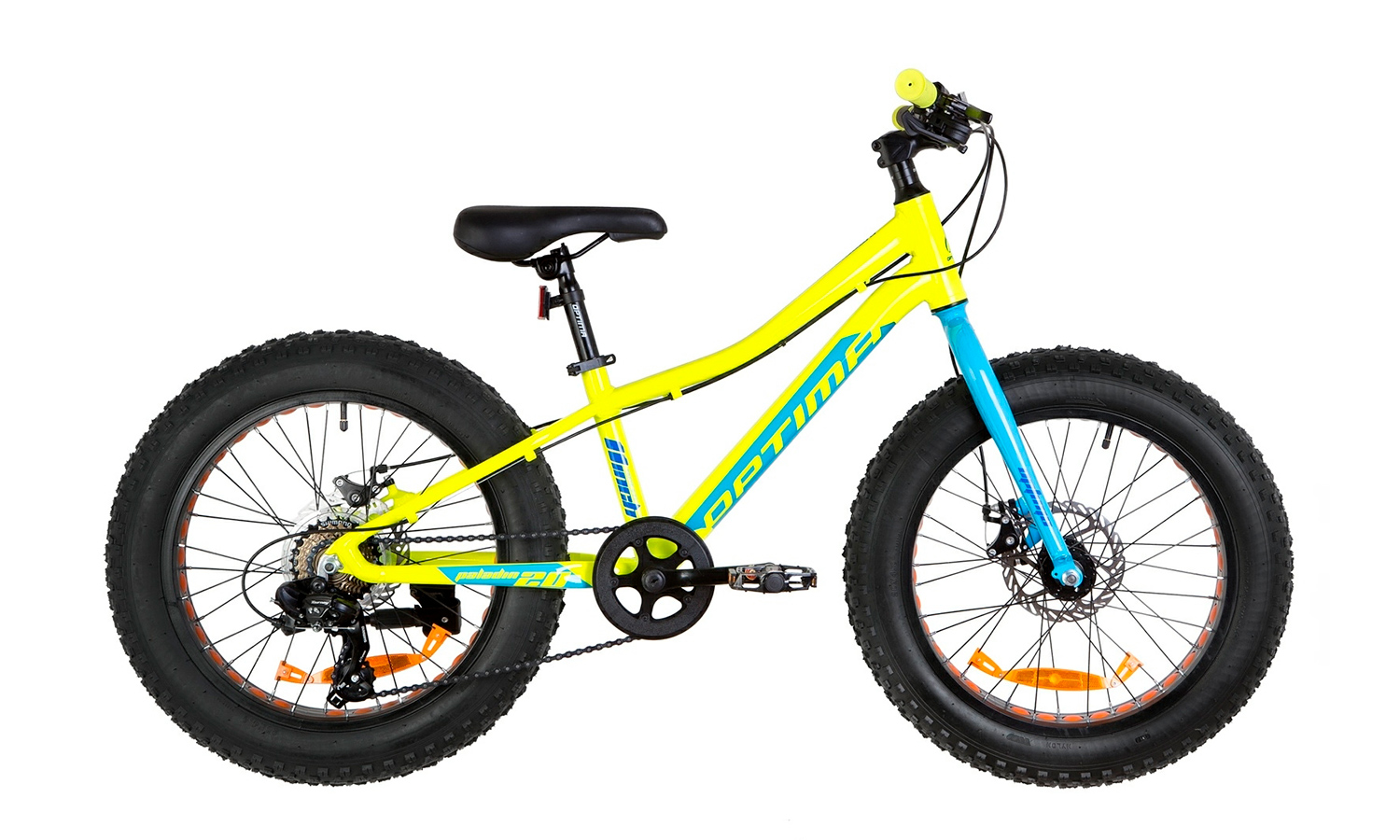 Фотографія Велосипед 20" Optimabikes PALADIN DD (2019) 2019 Жовто-синій