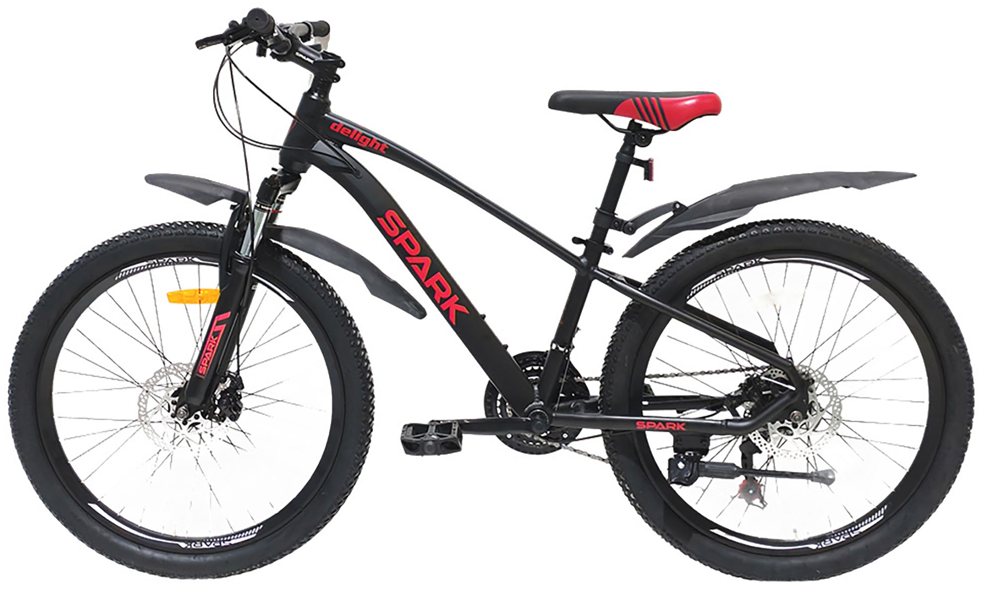 Велосипед SPARK DELIGHT 24" рама 12", рік 2025, чорний 4 Велосипед SPARK DELIGHT 24" рама 12", рік 2025, чорний 4