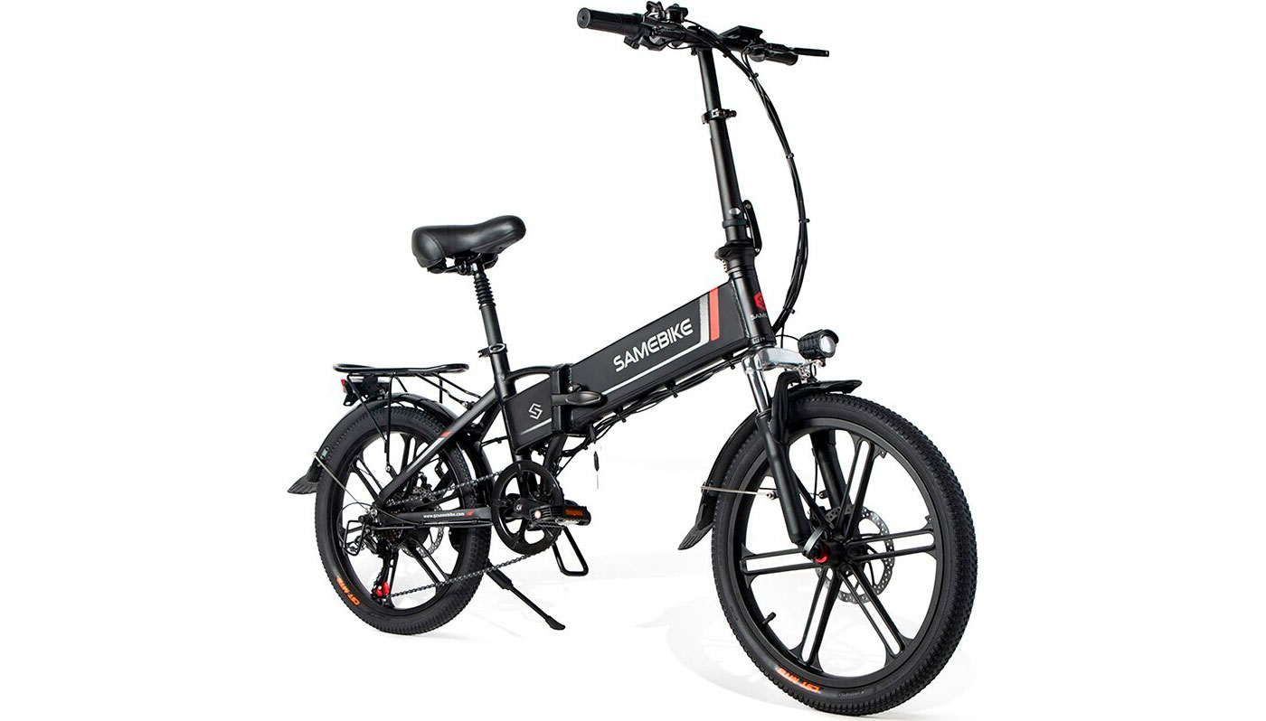 Фотография Электровелосипед SAMEBIKE 20LVXD30-II (350 Вт; 10 Ah 48 В) 20", черный 14