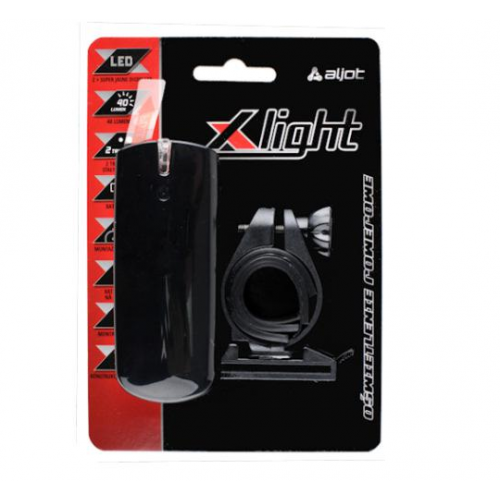 Фотографія Ліхтар передній X-Light JY-7021 2xAA 2 Led, Чорний 2