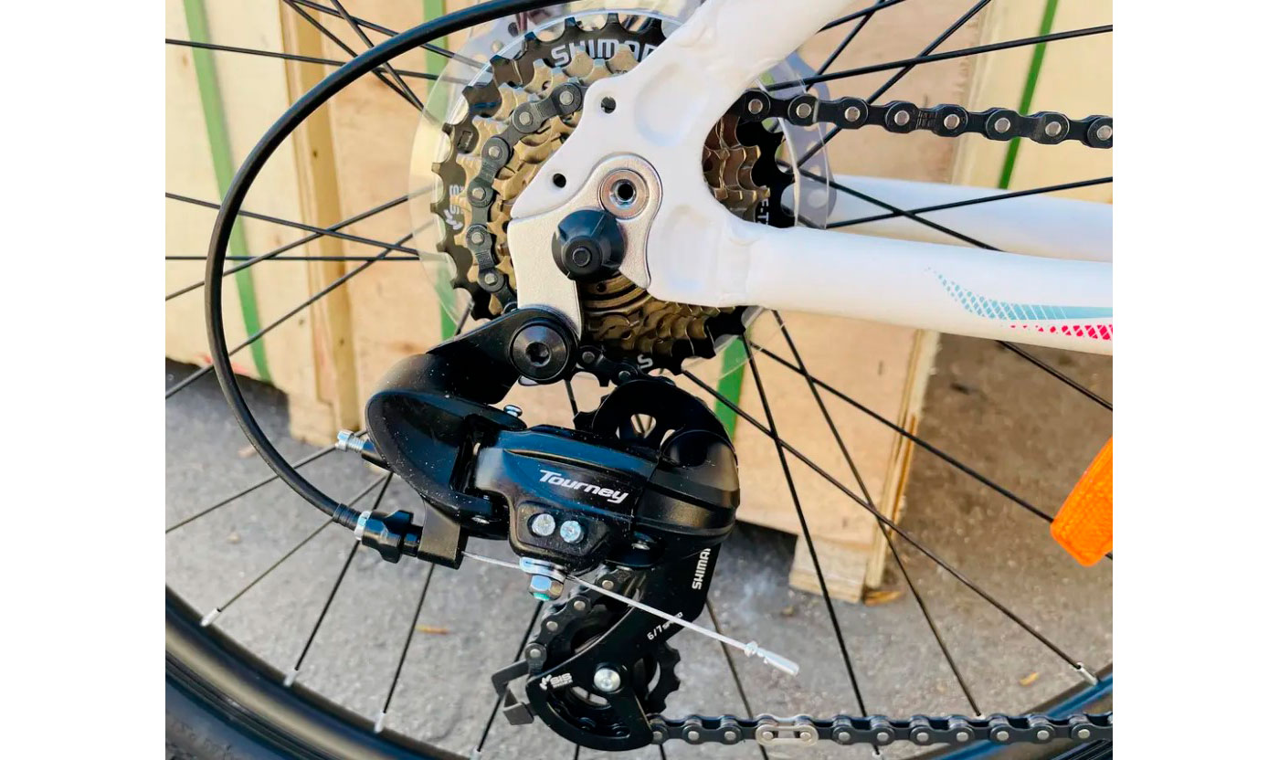 Велосипед Crosser Sweet 24" розмір XXS рама 14 2021 Біло-рожевий 4