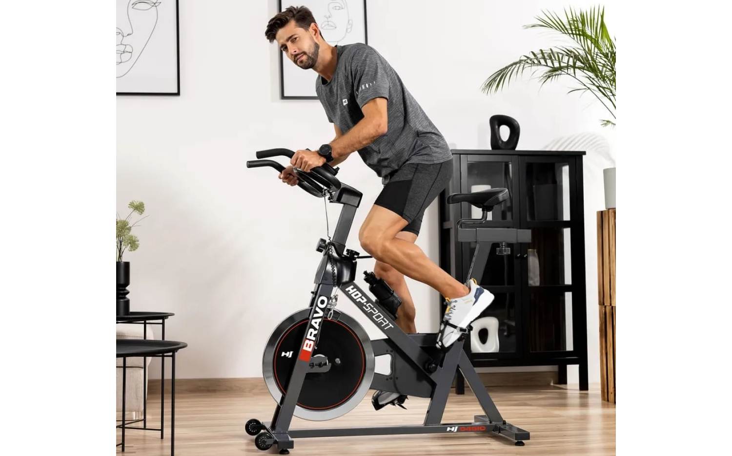 Спинбайк Hop-Sport HS-045IC Bravo черный 14