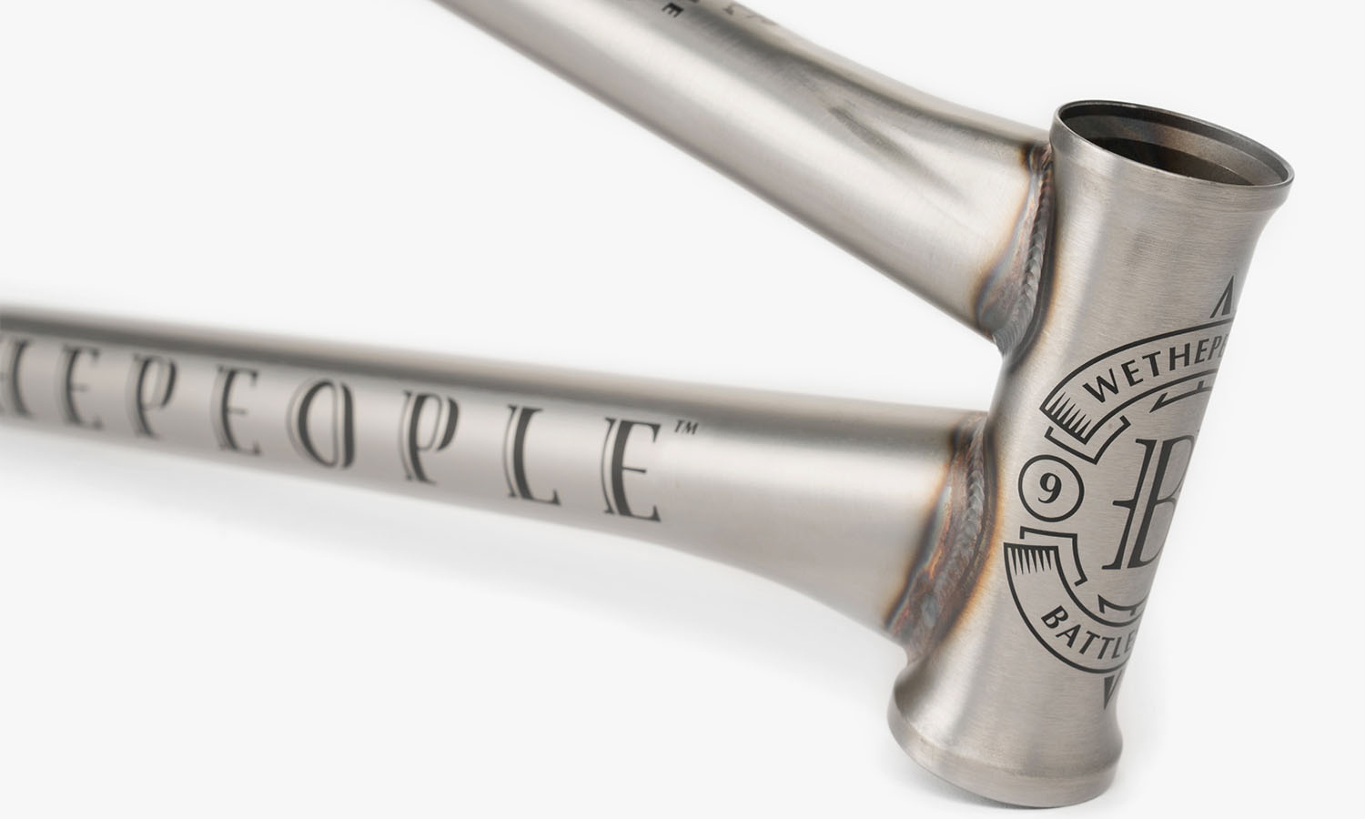 Рама WeThePeople BATTLESHIP 20.5"TT matt raw (серая) 6 Рама WeThePeople BATTLESHIP 20.5"TT matt raw (серая) 6