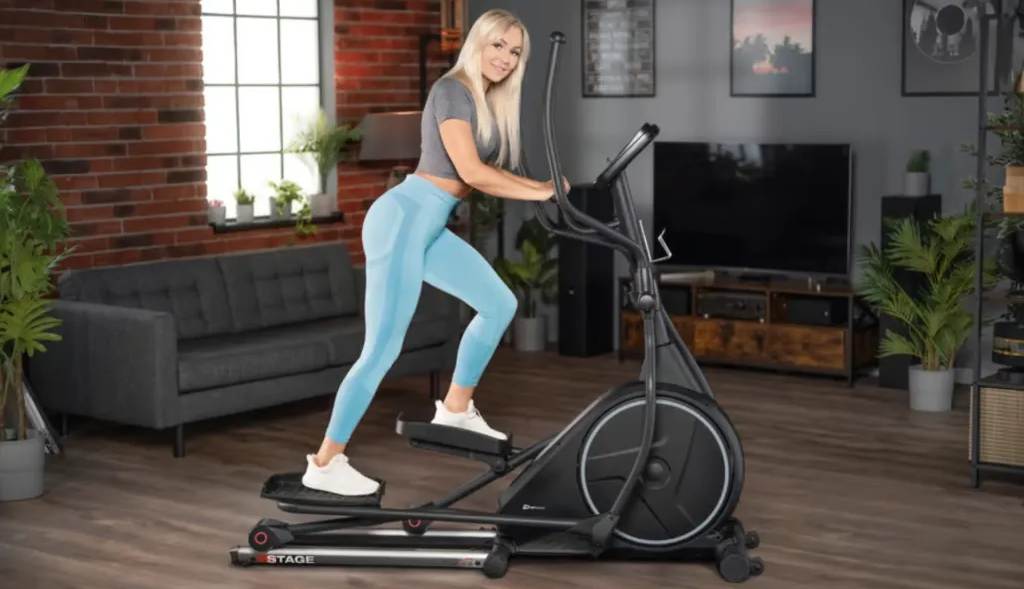 Орбитрек Hop-Sport HS-160CF Stage электромагнитный серый 12