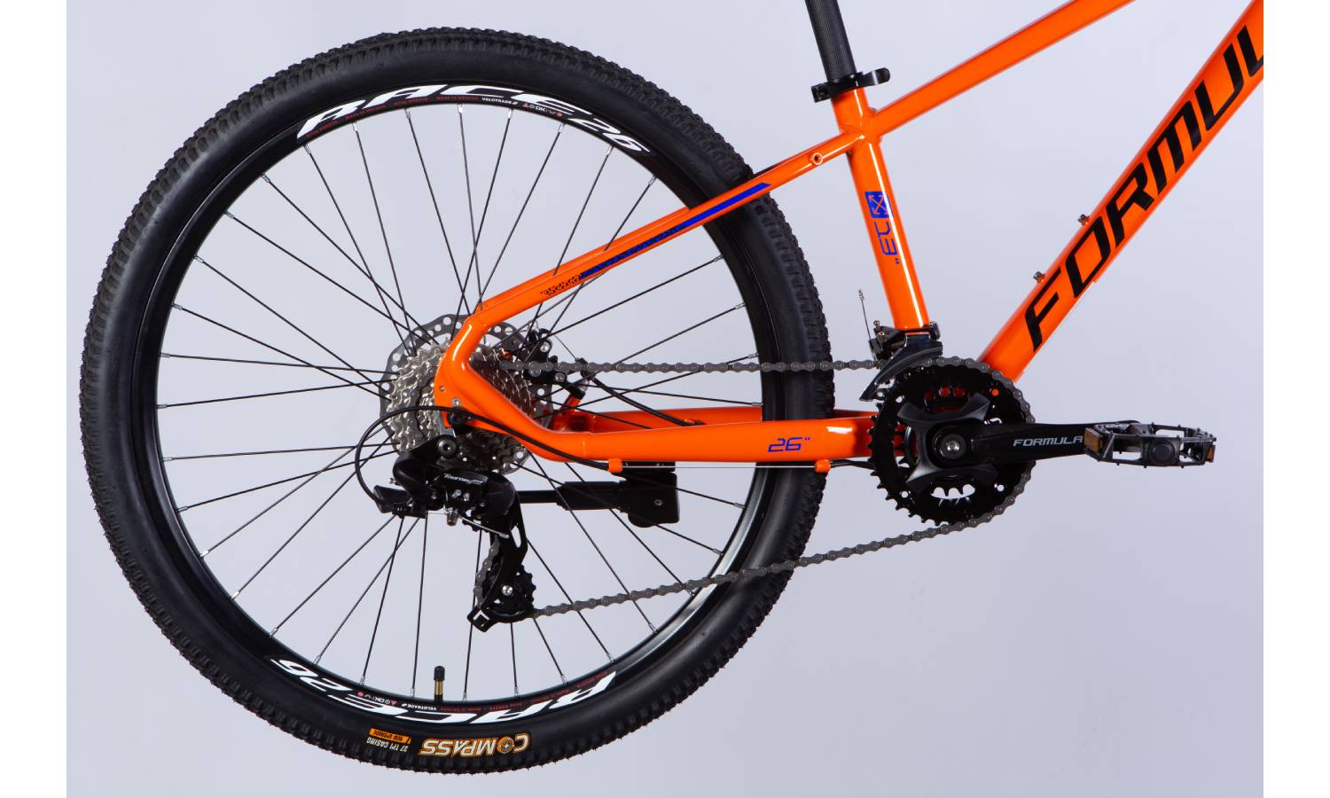 Велосипед Formula THOR DD 26" размер XS рама 13" 2025 оранжевый 3