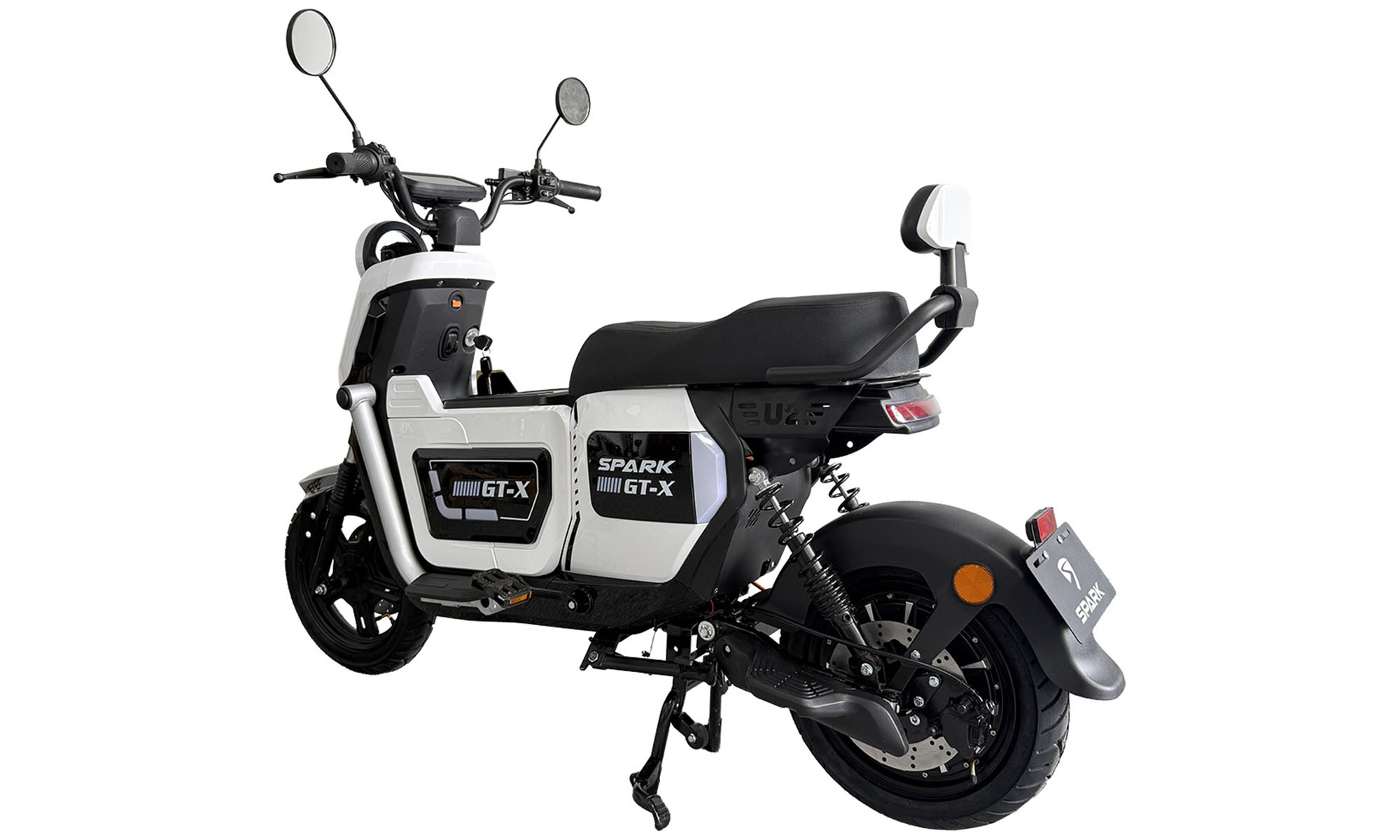 Велосипед с электромотором SPARK GT-X 12", рама 16", 72V/1500W/20Ah LiFePO4, белый 2 Велосипед с электромотором SPARK GT-X 12", рама 16", 72V/1500W/20Ah LiFePO4, белый 2