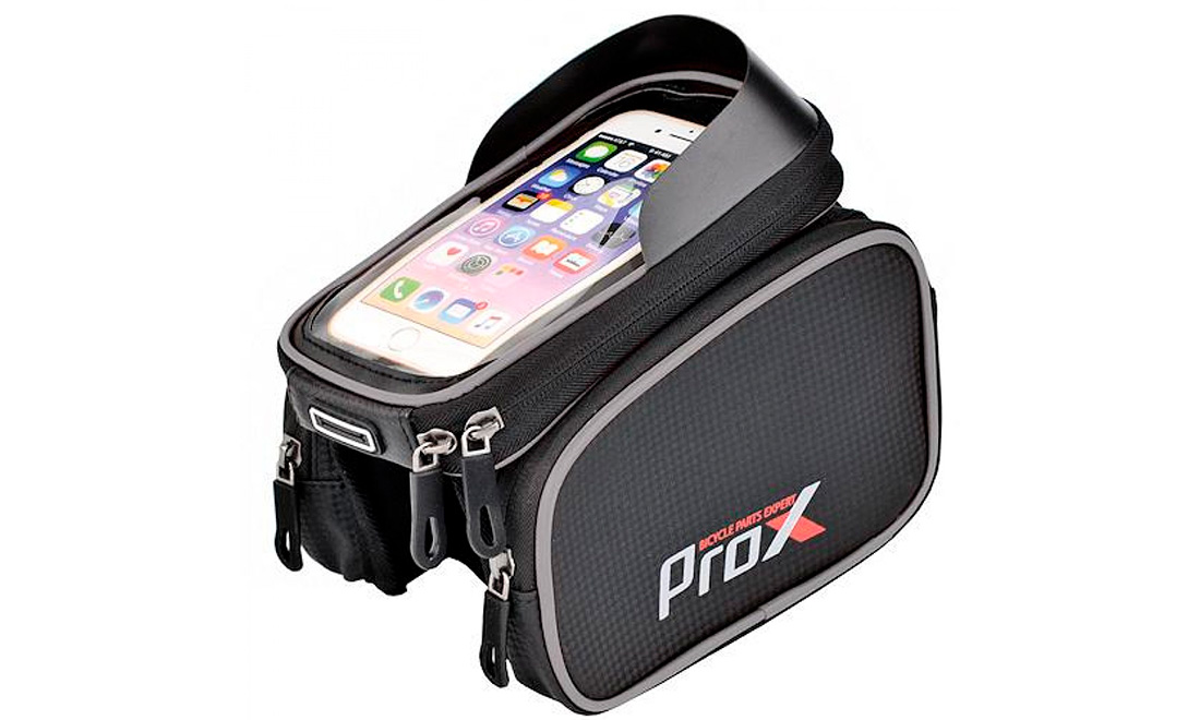 Фотографія Сумка на раму Prox Nevada 210 на смартфон 6,2", чорна